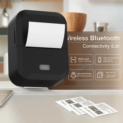 Bluetooth Thermal Label Printer Inkless Mini Sticker Maker for DIY & Gifts