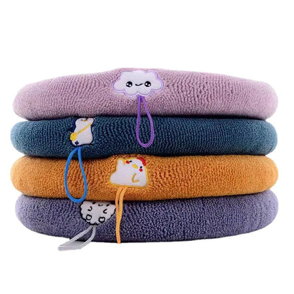 Winter Warm Toilet Seat Cover Mat Bathroom Toilet Pad Cushion with Handle Thicker Soft Washable Closestool Warmer Accessories