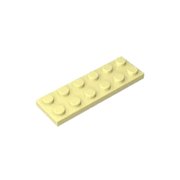 Plate 2 x 6 Building Block | Compatible Building Brick for DIY Creations