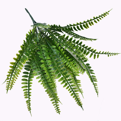 Planta artificial pequeña, helecho de Boston, hierba verde, decoración del hogar, hojas falsas, follaje, decoración de jardín, fiesta, bodas