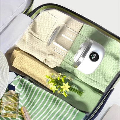 Wireless 1L Mini Portable Washing Machine for Socks Underwear Dehydration Laundry