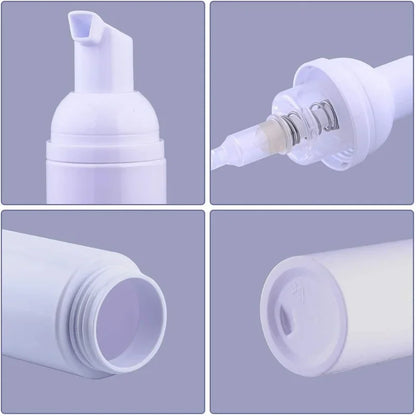 Mini Foam Dispenser Pump Bottles | 30ml 60ml Travel Refillable Soap Containers