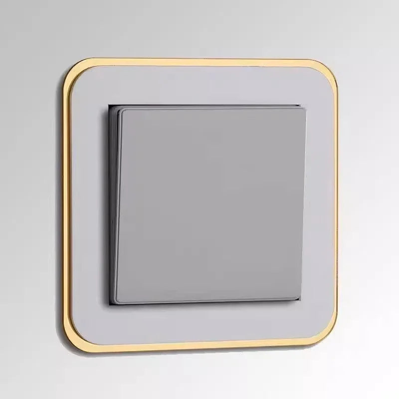 Switch Cover Decorative Frame | Non-Adhesive Acrylic Wall Plate Protector