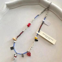 Personalized Dalmatian Pendant Necklace | Custom Beaded Jewelry Gift