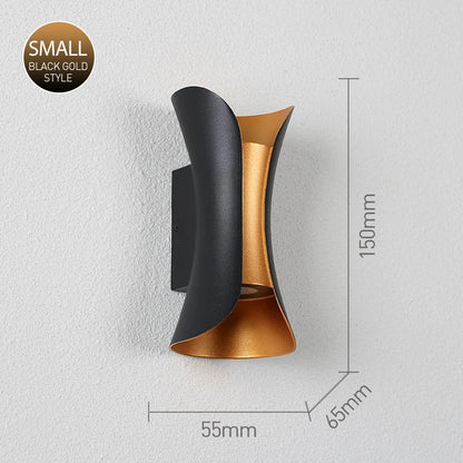 IP65 LED Outdoor Wall Light – 6W/10W Waterproof Aluminum Sconce for Porch Garden