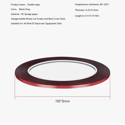 Amaoe Double Sided Adhesive Tape | High Temperature Resistant Sealing Tape for Phone and Tablet Repairs