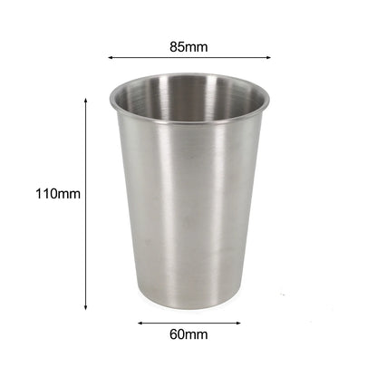 Stainless Steel Beer Cup Set | Durable Mugs for Camping, Coffee, and Whiskey