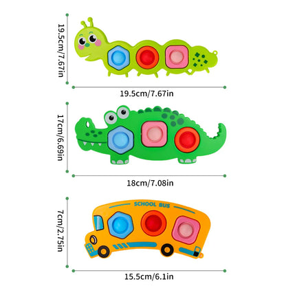 Finger Press Fidget Toys for Kids | Sensory Stress Relief Activity Toy