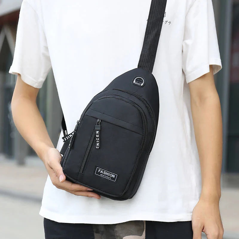 Men's Travel Sling Bag | Multifunctional Crossbody Chest Pack