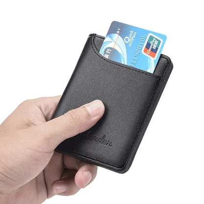 Ultra Thin Vertical Wallet for Men | Minimalist Soft Card Holder