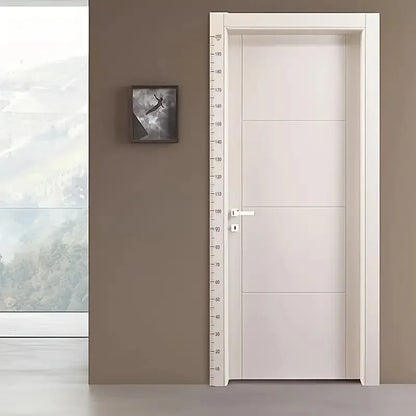 2m Wall Height Measurement Card - Easy-to-Read Durable PC Material Writeable & Removable Ideal for Room Decor Wall Decorations