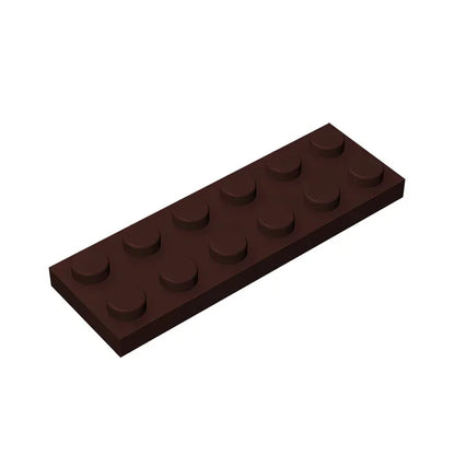 Plate 2 x 6 Building Block | Compatible Building Brick for DIY Creations