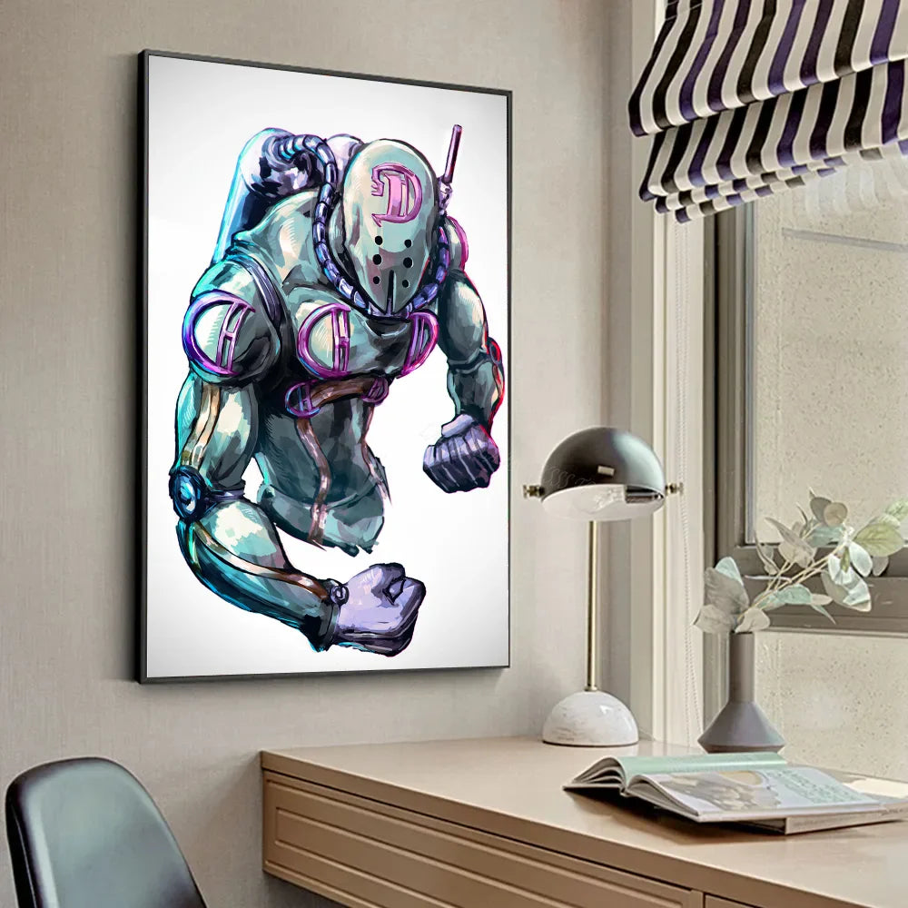 J-JoJo Stand Poster Affiches HD Décoration Maison Chambre Bar Café Art Peinture Murale Image