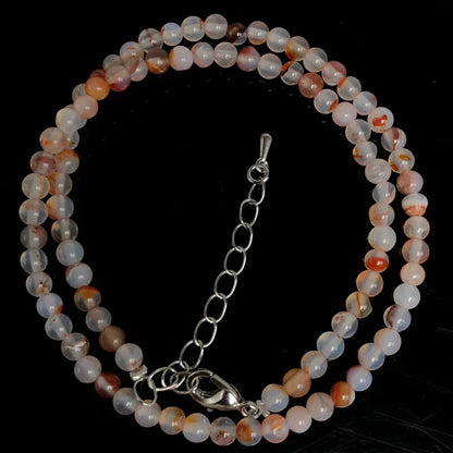 4mm Natural Stone Choker Necklace | Bohemian Crystal Collar Jewelry for Women