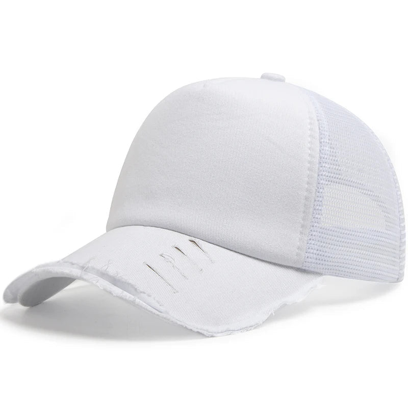 Mesh Baseball Cap for Summer | Lightweight Unisex Snapback Hat