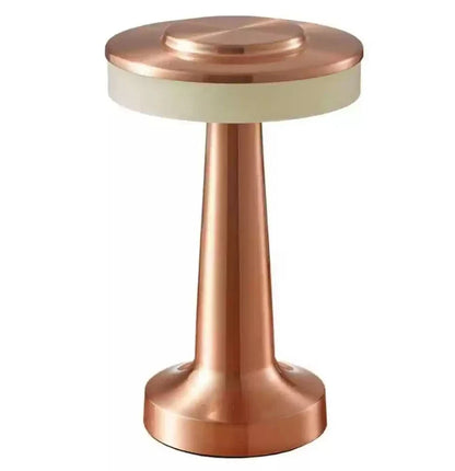 Metal Touch Table Lamp USB Rechargeable Portable Bedside Night Light for Bar