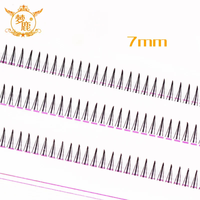 Brown Lashes A Type False Eyelashes 8-12mm | Natural Fairy Lash Clusters for Korean Makeup