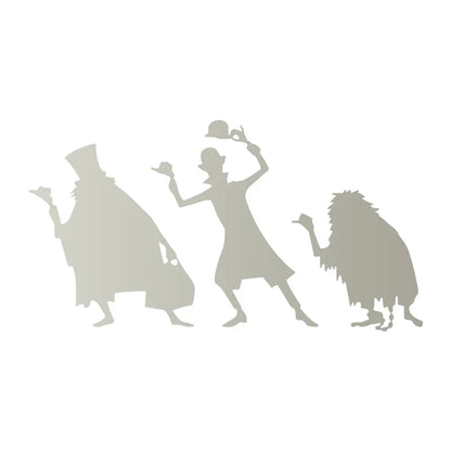 Cartoon Hitchhiking Ghosts Vinyl Sticker | Car Window Decoration