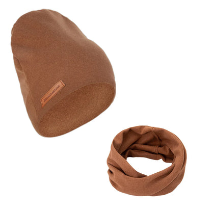 Soft Baby Turban Hat and Scarf Set | Faux Cashmere Winter Headwear for Newborns and Kids