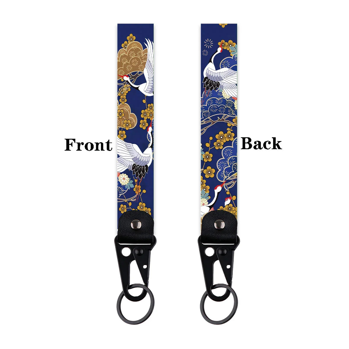Artistic Keychain Set | Crane Car Koi Fish Dragon Jewelry Key Rings