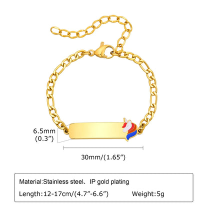 Custom Name Blessing Bracelet for Girls | Stainless Steel Personalized Gift