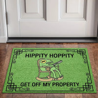 VIKAMA Leisure Frog Carpet Green Doormat Welcome Mat Outdoor Carpet Lightweight Living Room Carpet Rug For Bedroom  Home Decor