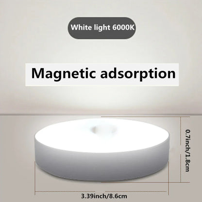 Magnetic Night Light with Motion Sensor | Rechargeable LED Lamp for Closet