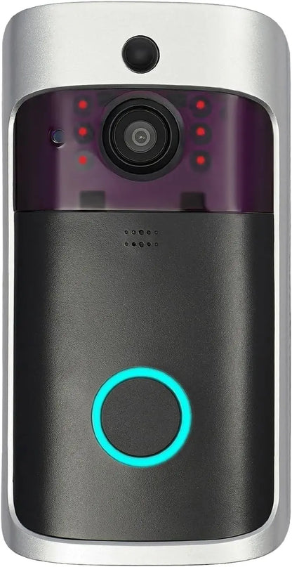Smart WiFi Video Doorbell Camera Night Vision Motion Sensor Voice Control