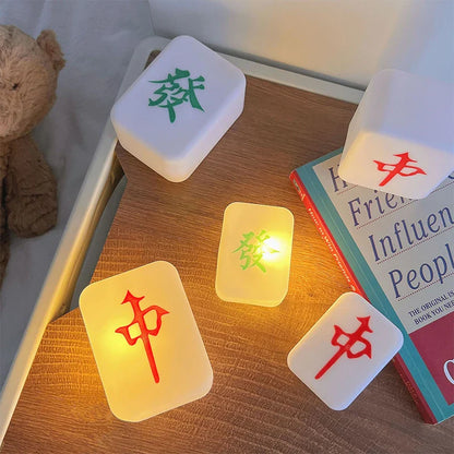 Mahjong Night Light | Soft LED Sleep Light with Eye Protection