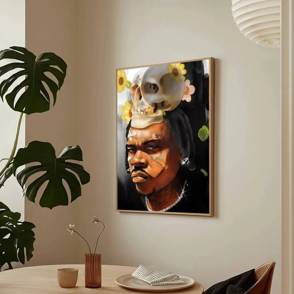 Chanteur Gunna Hot Album Cover Poster HD Art Mur Collant Imperméable Décoration Maison Salon Bar
