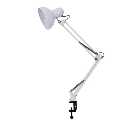 LED Clip Desk Lamp | Eye-Care Folding Long Arm Study & Work Light