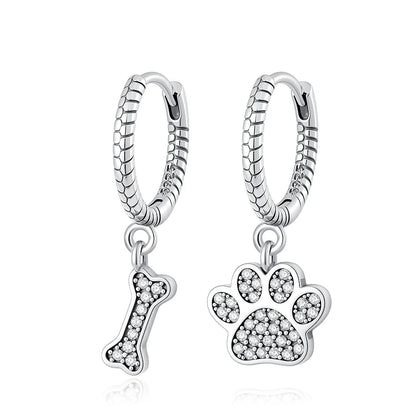 925 Silver Heart Butterfly Zircon Stud Earrings | Elegant Charm Jewelry Gift