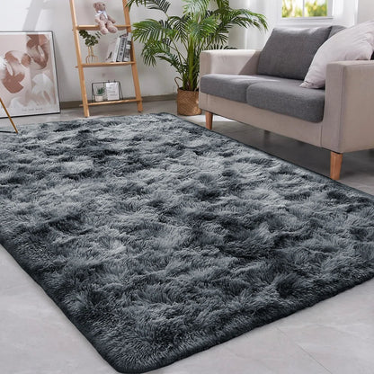 Alfombra de sala de estar VIKAMA, cojín suave y mullido para dormitorio de niños, alfombrilla de felpa antideslizante, decoración del hogar