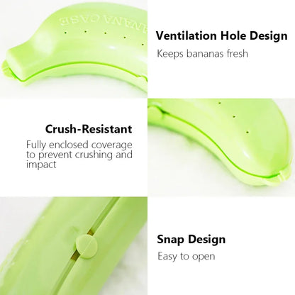 Banana Storage Box for Outdoor Travel | Cute Protective Container