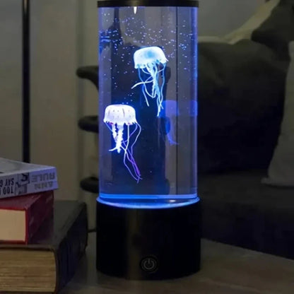 Jellyfish Lamp Ocean Night Light LED Aquarium Mood Light for Bedroom Home Decor