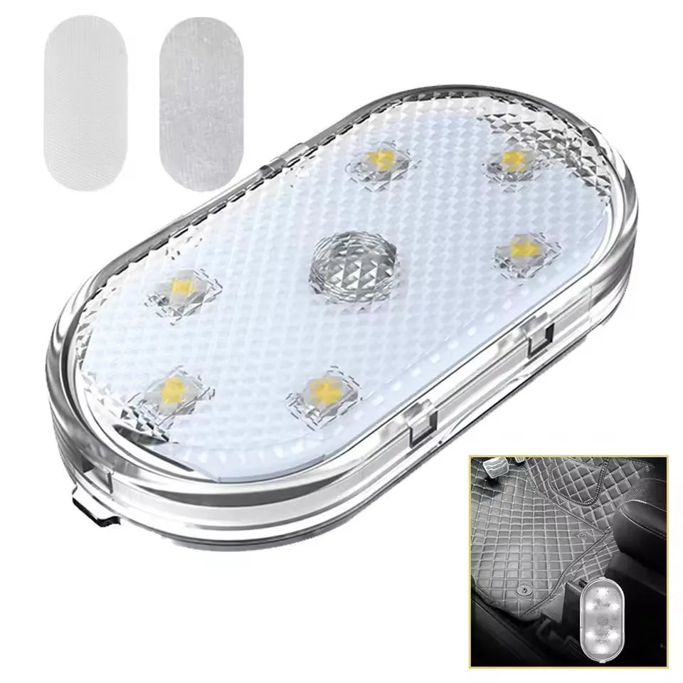 USB Charging LED Touch Light | Mini Wireless Car Interior Reading Lamp