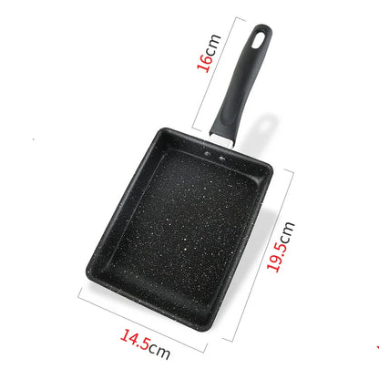 Japanese Tamagoyaki Omelet Pan Non-Stick Frying Pot Thickened Square Pans Induction Gas Stove Universal Egg Pancake Frying Pan