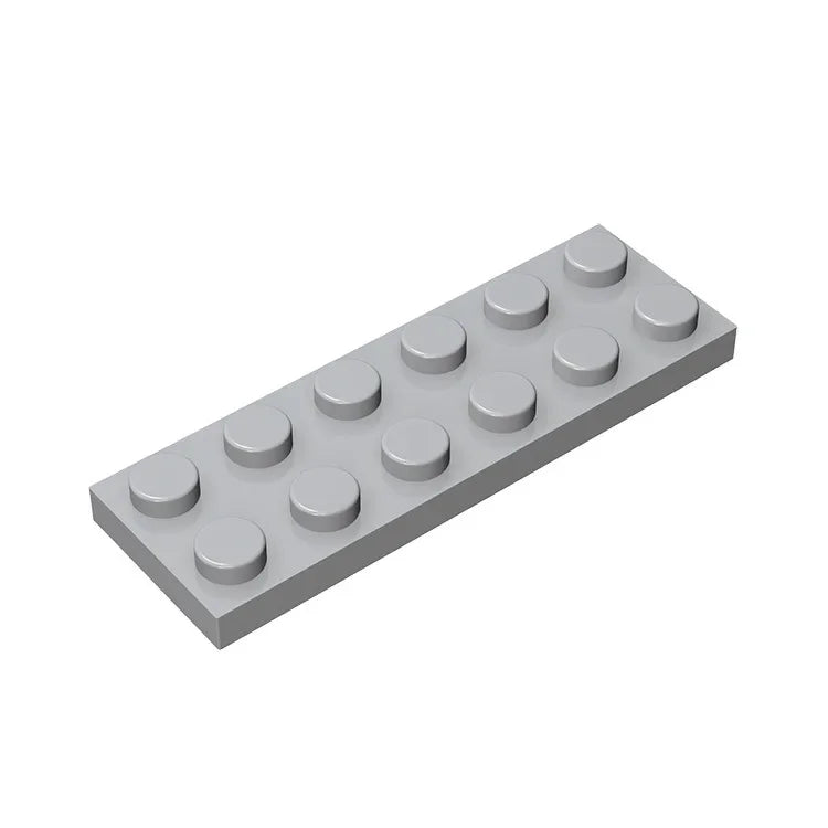 Plate 2 x 6 Building Block | Compatible Building Brick for DIY Creations