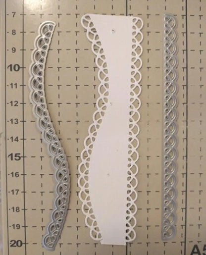 Lace Edge Border Metal Cutting Dies | Scrapbooking Craft Stencil