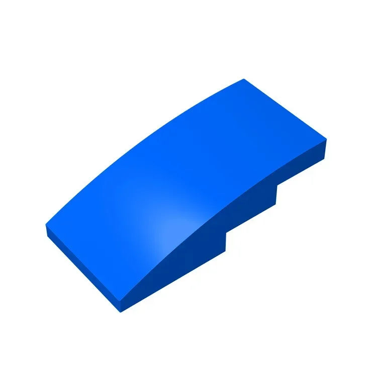 Slope, Curved 4 x 2 Building Block (Gobricks GDS-660) | Compatible with Lego 93606 Parts for DIY