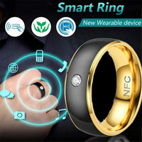 Stainless Steel NFC Smart Ring | Wearable Connect for Android