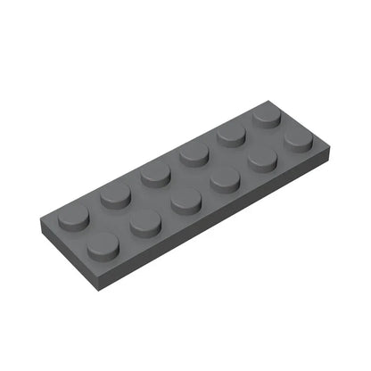 Plate 2 x 6 Building Block | Compatible Building Brick for DIY Creations