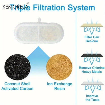 8/12PCS Activated Carbon Cat Water Dispenser Filter Fits Water Dispensers Traps Impurities & Improves Taste for Pet-Friendly