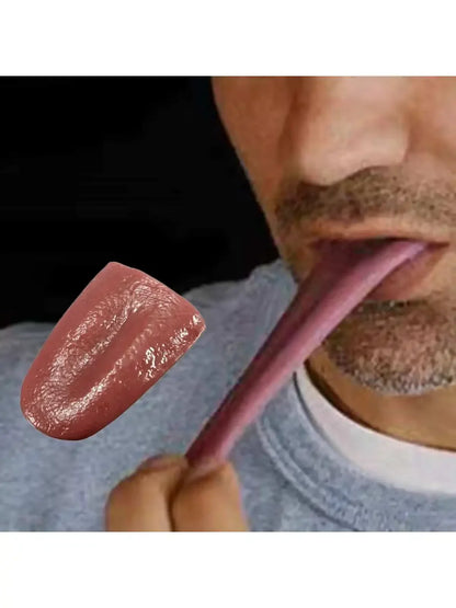 Silicone Fake Tongue Prank Toy | Horror Halloween Gag