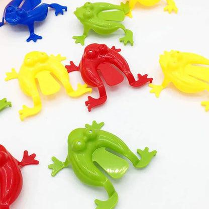 Jumping Frog Bounce Fidget Toy Set | Novelty Stress Reliever Party Favors