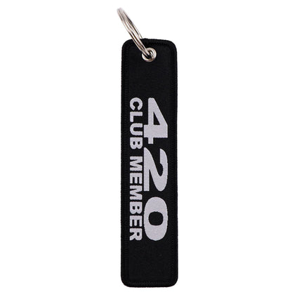 Airline Embroidery Key Fob | Stylish Keychain for Bags and Backpacks