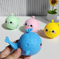 Squeeze Stress Relief Toys | Crab Duck Whale Octopus Bath Toys