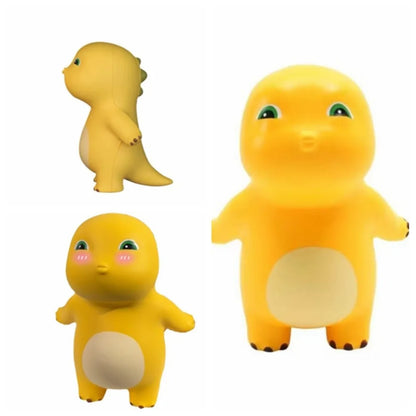 Funny Kiss Milk Dinosaur Squeeze Toy | Cute Yellow Nailong Kawaii Stress Relief Doll