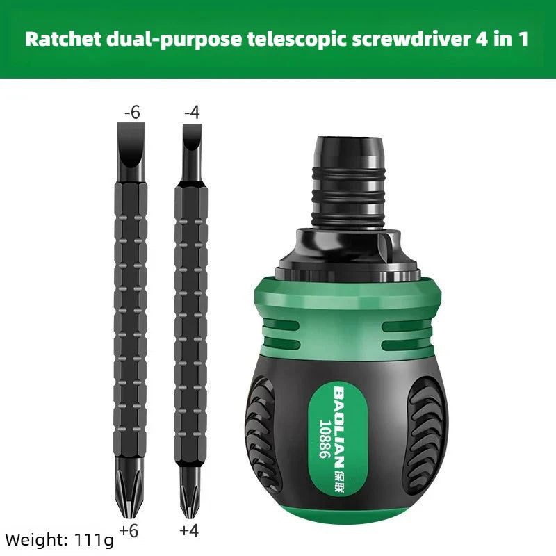 Ratchet Screwdriver Set with Multifunctional Adjustable Bits | Precision Hand Tool Kit