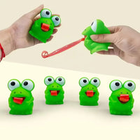 Creative Fidget Decompression Pinch Toy | Frog and Dinosaur Stress Relief Squeeze Toy